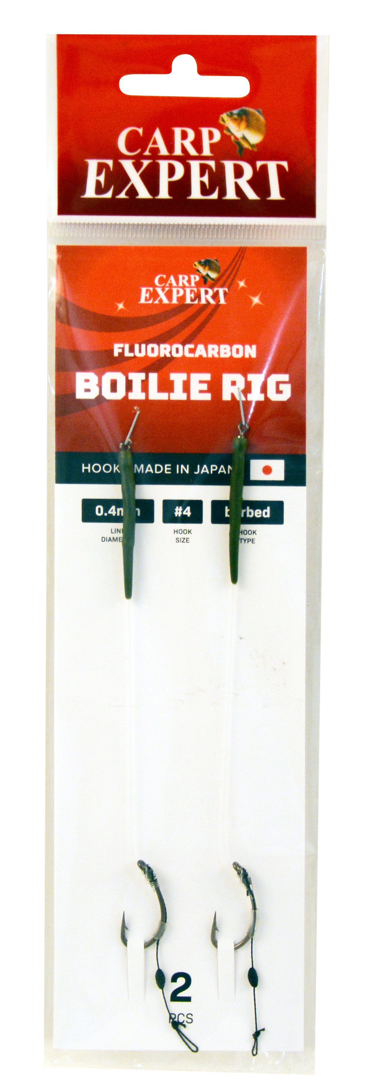 Carp Expert Kaprový návazec Fluorocarbon Boilie Rig