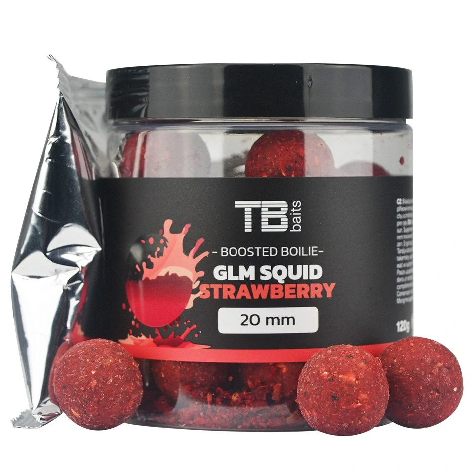 TB Baits Boosterované Boilie Squid Strawberry 120g