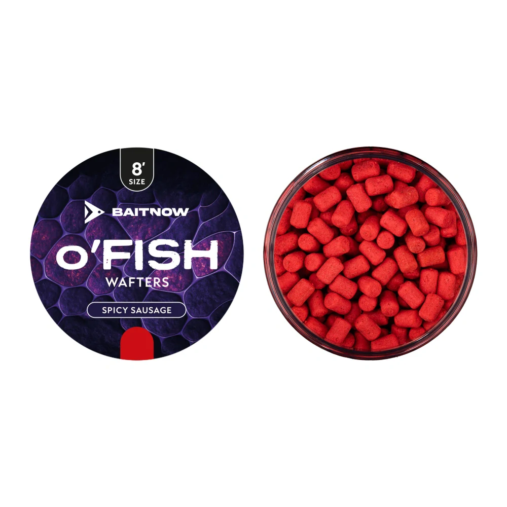 Baitnow Method Feeder Wafters O'FISH Spicy Sausage 8mm 24g