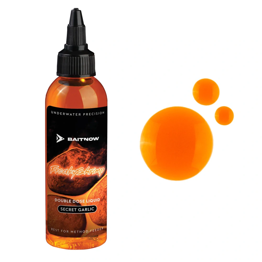 Baitnow Method Feeder Liquid Double Dose Freaky Shrimp 100ml