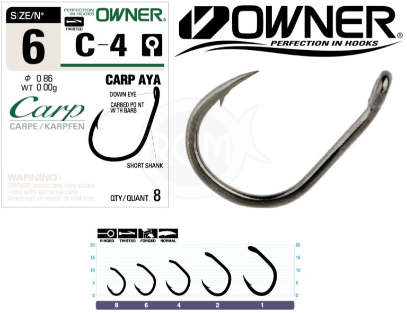 Owner háčky C-4 7ks