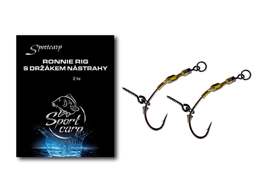 Sportcarp Hotové návazce Ronnie Rig s Držákem nástrah 2ks
