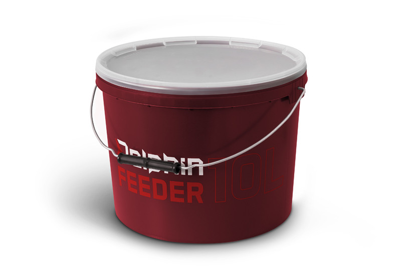 Delphin Okrouhlé vědro s víkem FEEDER