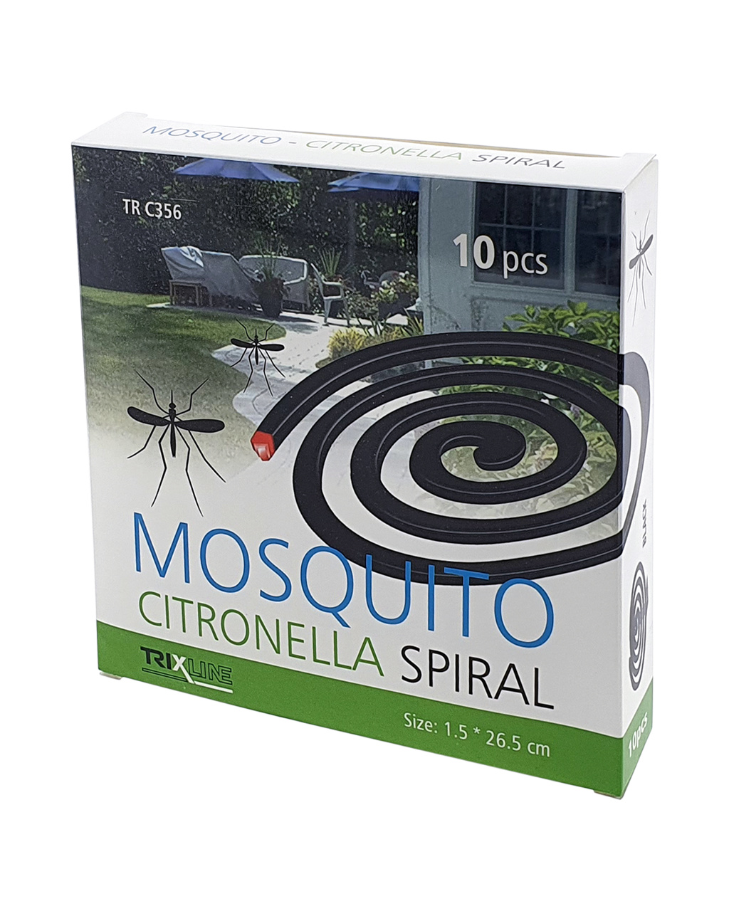 Trixline Mosquito Spirála Citronela 10ks