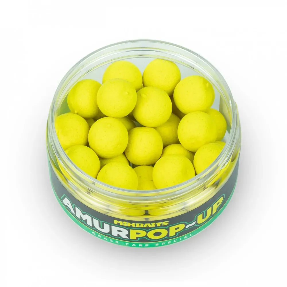 Mikbaits Amur range Plovoucí boilies Amur 14mm 100ml