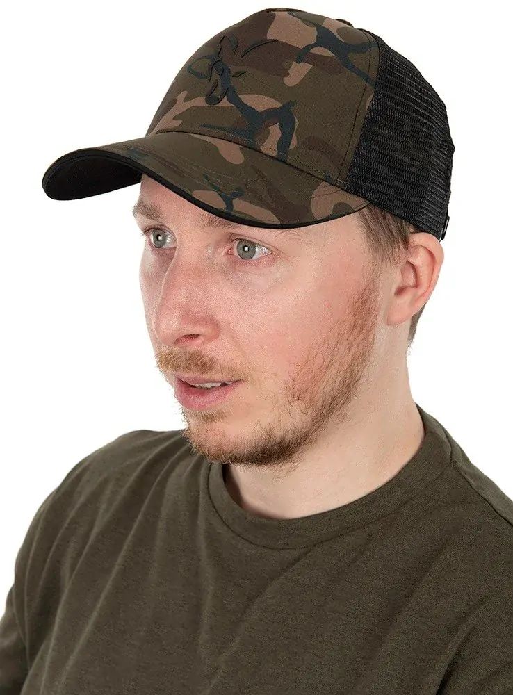 Fox Kšiltovka Camo Trucker Hat