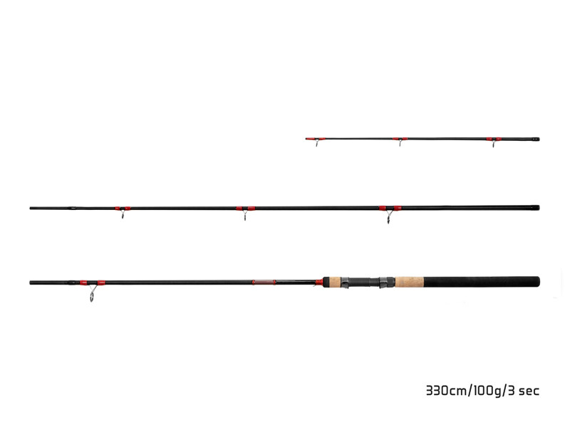 Delphin LEEDER Feeder 3,3m 100g +2 špičky