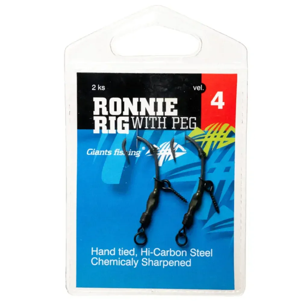 Giants fishing Kaprový návazec Ronnie Rig with Peg
