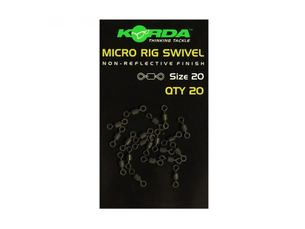 Korda Mikroobratlík Micro Rig Swivel 20 20ks