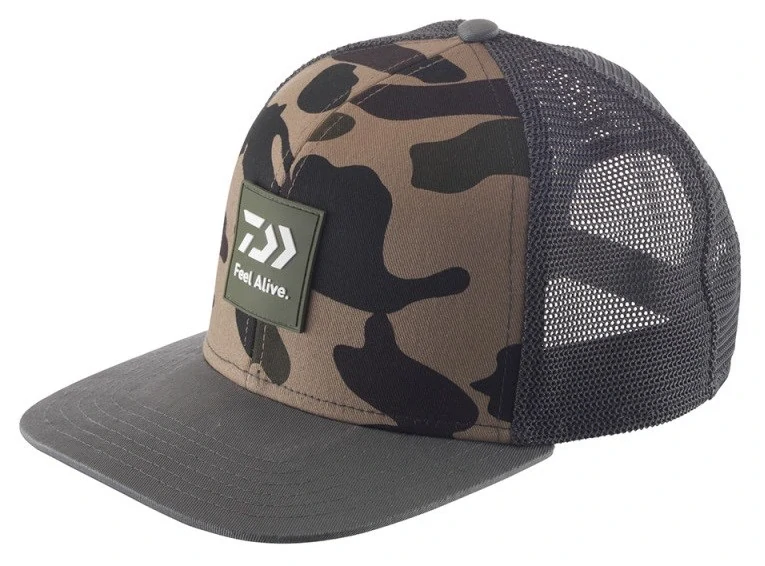 Daiwa Kšiltovka D-VEC Wild-Camo/Grey