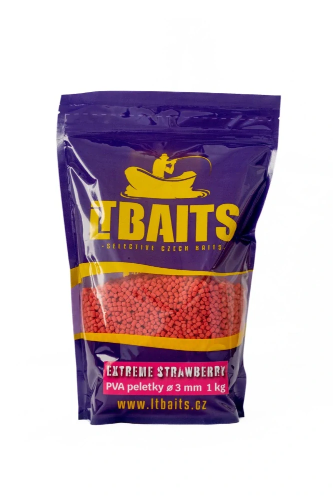 LT Baits PVA Peletky 3mm 1kg