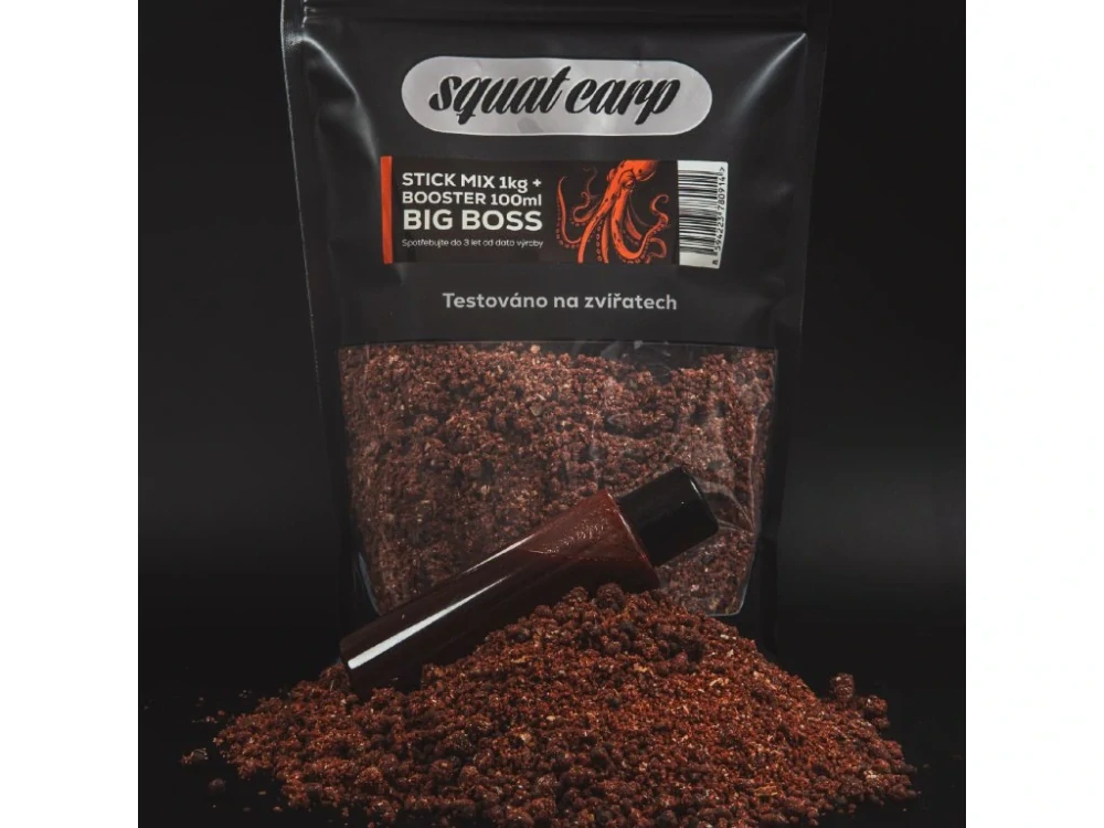 Squat Carp Stick mix Big Boss 1kg + booster 100ml