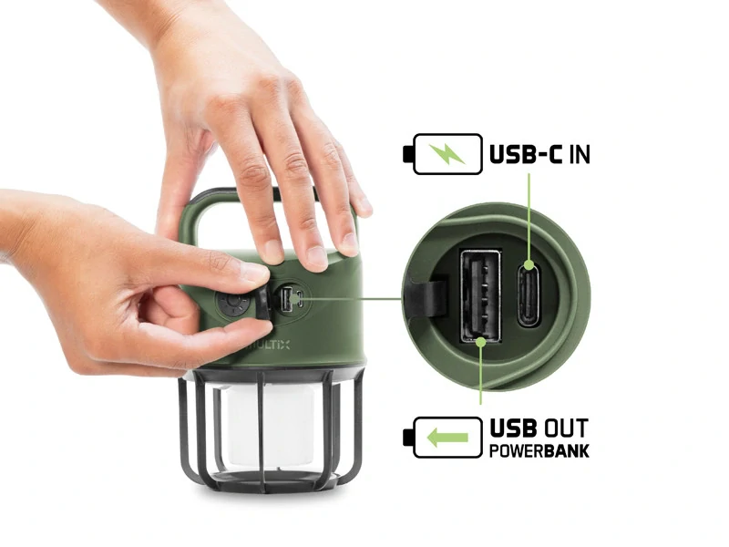 Delphin Kempingová lampa Multix 3W 4400mAh