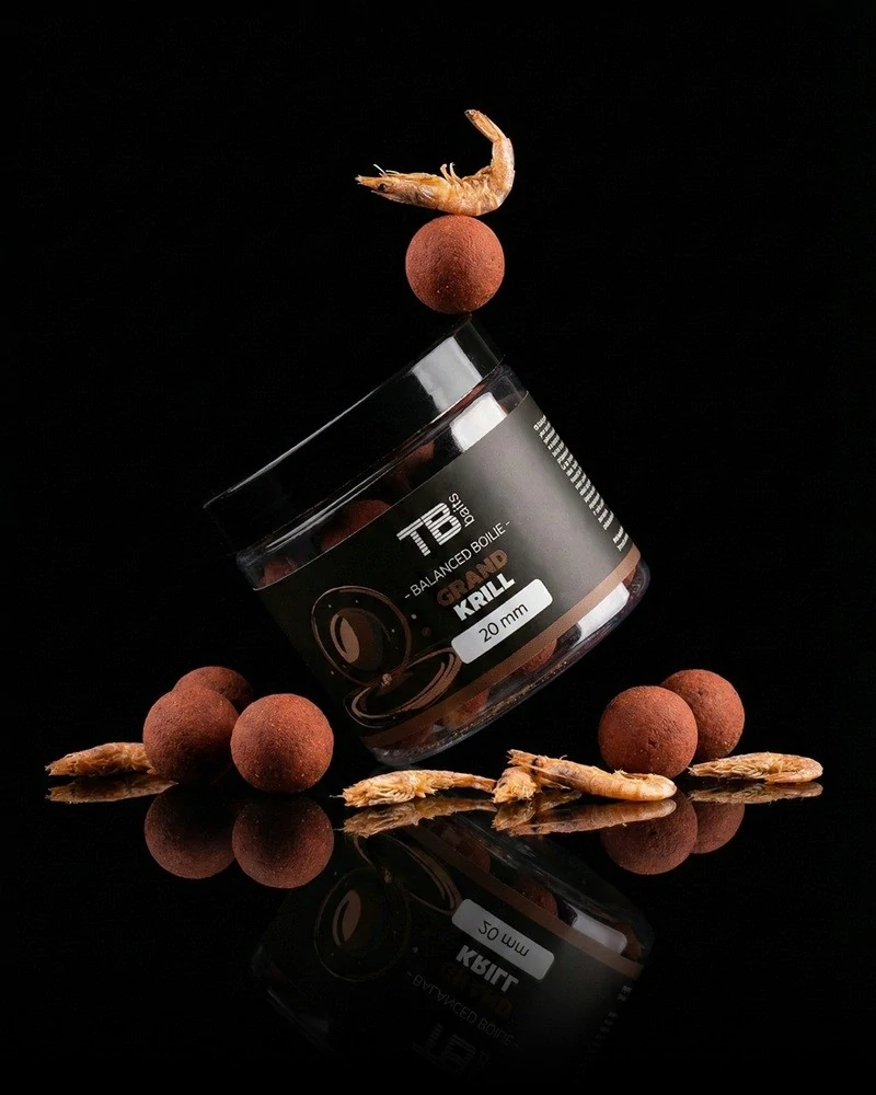 TB Baits Vyvážené Boilie Balanced + Atraktor Grand Krill 100g