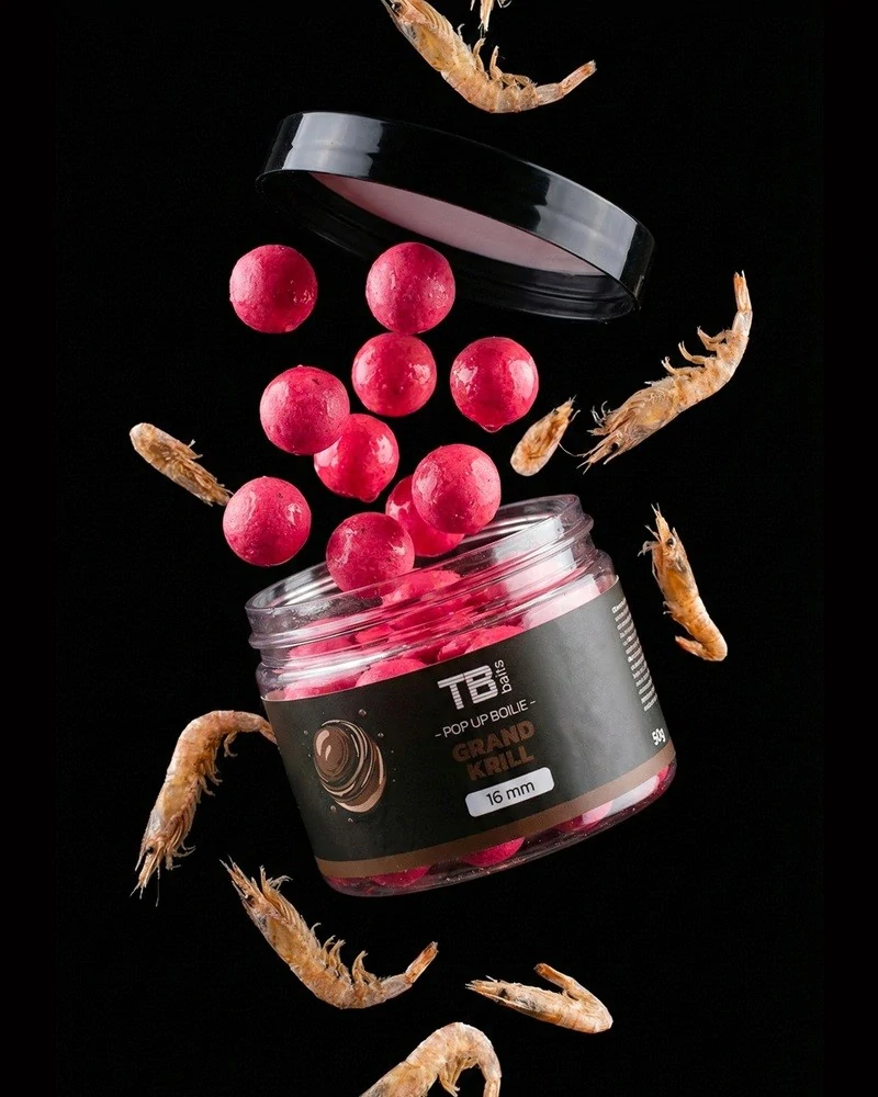 TB Baits Plovoucí Boilie Pop-Up Grand Krill + NHDC 50g