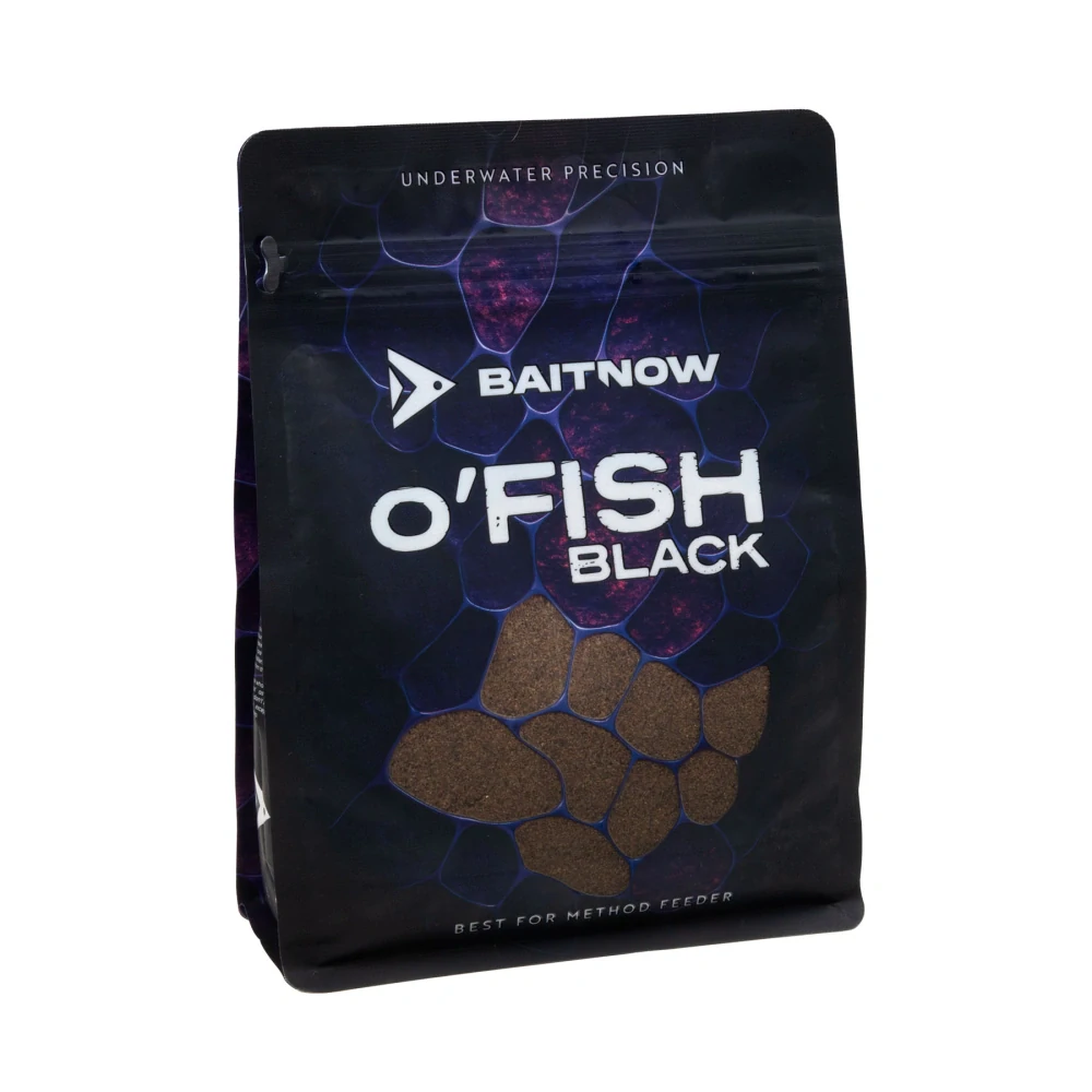 Baitnow Krmítková Směs Method Feeder O'FISH Black 800g