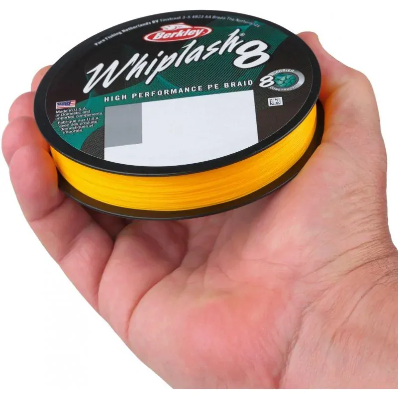 Šňůra Berkley Whiplash 8 Yellow 150m