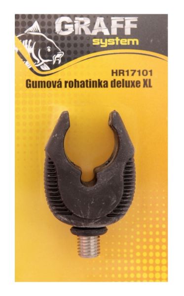 Graffishing Gumová rohatinka deluxe XL černá