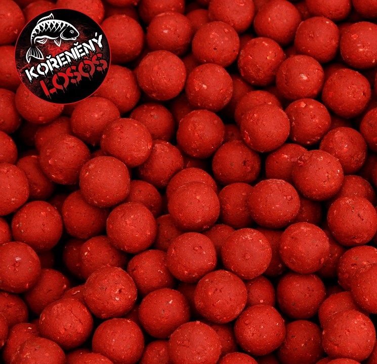 Black Carp boilies Kořeněný Losos