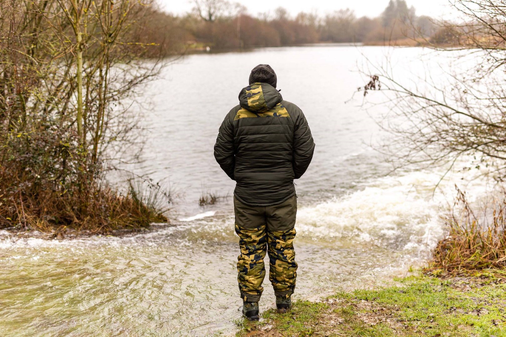 Prologic Kalhoty Bank Bound Camo B&B Ivy Green/Camou