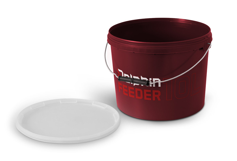 Delphin Okrouhlé vědro s víkem FEEDER