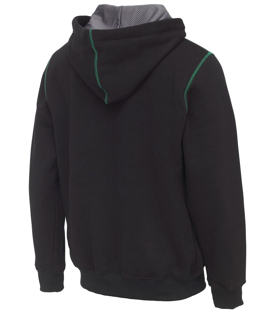 Madcat Mikina Badge Logo Zip Hoodie Black Caviar