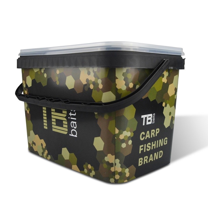TB Baits Kbelík Hexa Camo 5L
