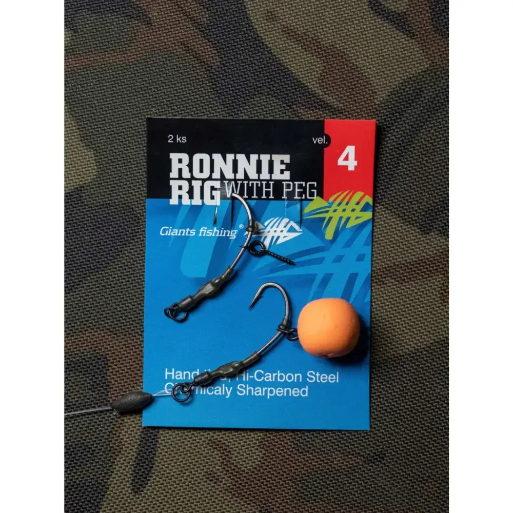 Giants fishing Kaprový návazec Ronnie Rig with Peg