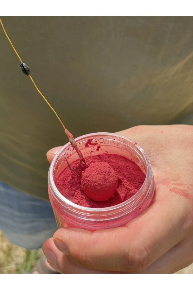 LT Baits Powder Color Dip Extreme Strawberry 90g