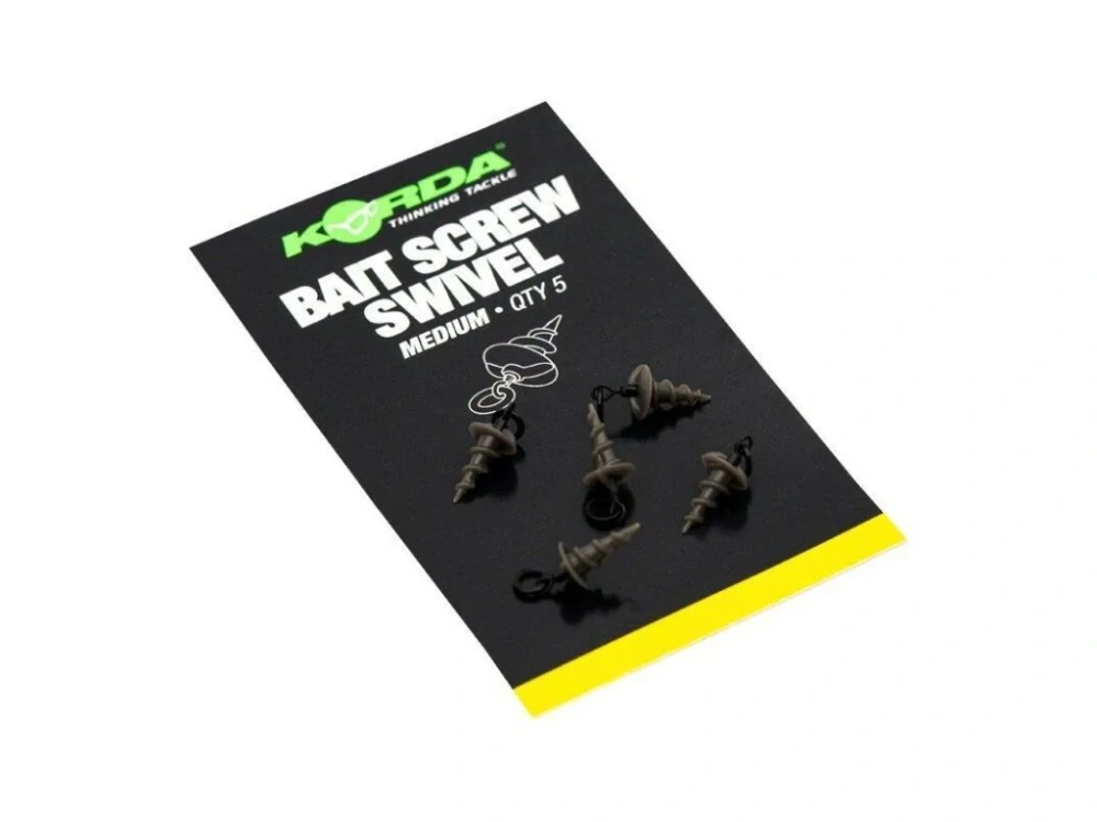 Korda Držák nástrahy Micro Ring Swivel Bait Screw Medium 5ks