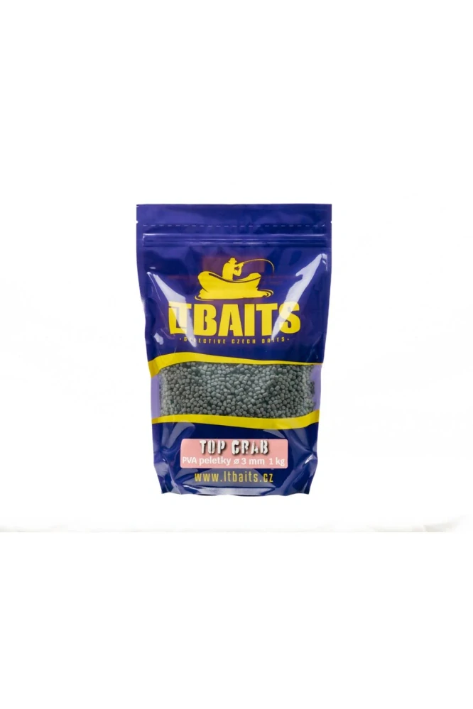 LT Baits PVA Peletky 3mm 1kg