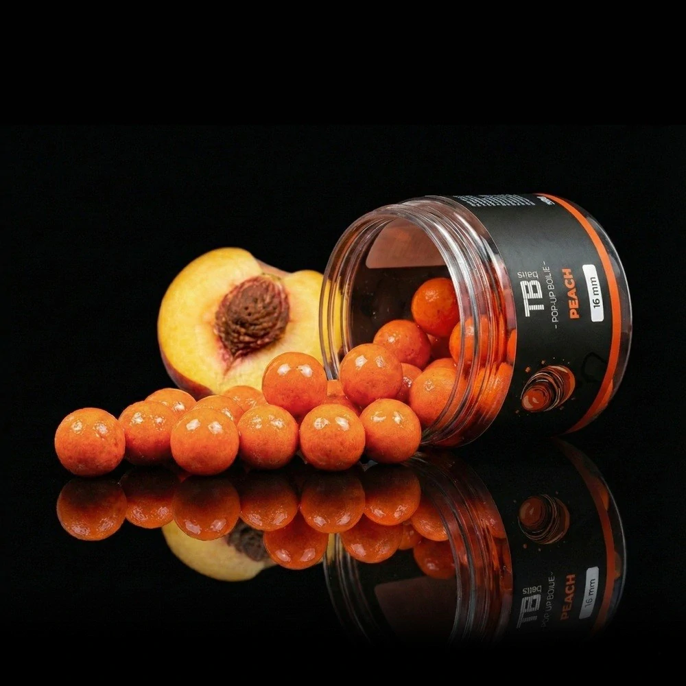 TB Baits Plovoucí Boilie Pop-Up Peach + NHDC 50g