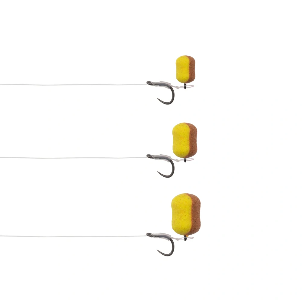 Baitnow Method Feeder Wafters YOLO Yellow&Bronze Coarse&Corn 6/8/10mm 24g