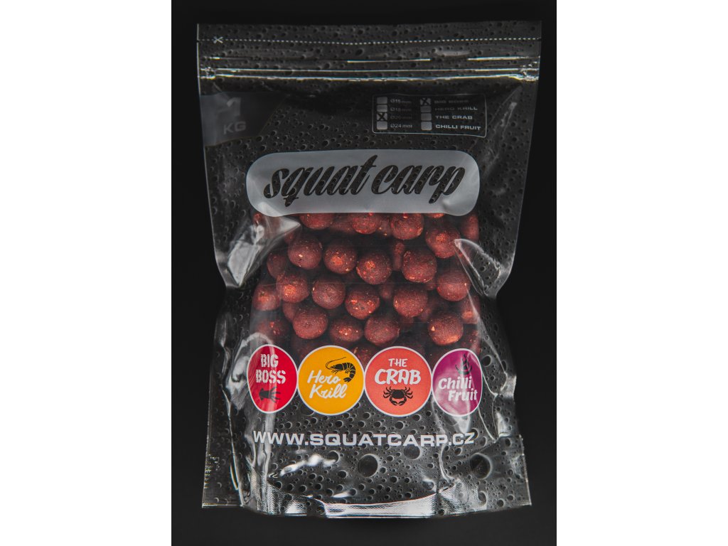 Squat Carp Hotové boilies Big Boss 1kg
