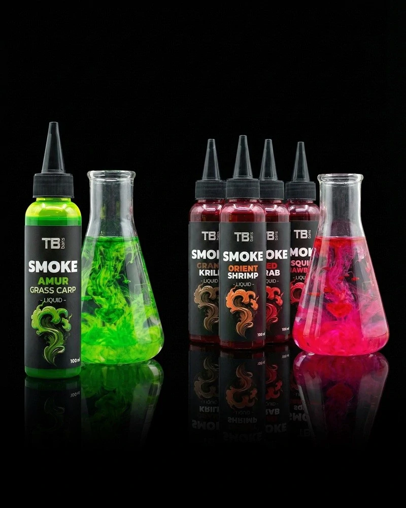 TB Baits Smoke Liquid Squid Strawberry 100ml