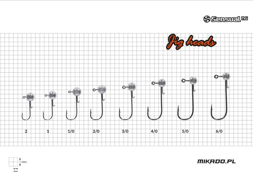 Mikado Jigové hlavičky Sensual 2/0 18g 3ks