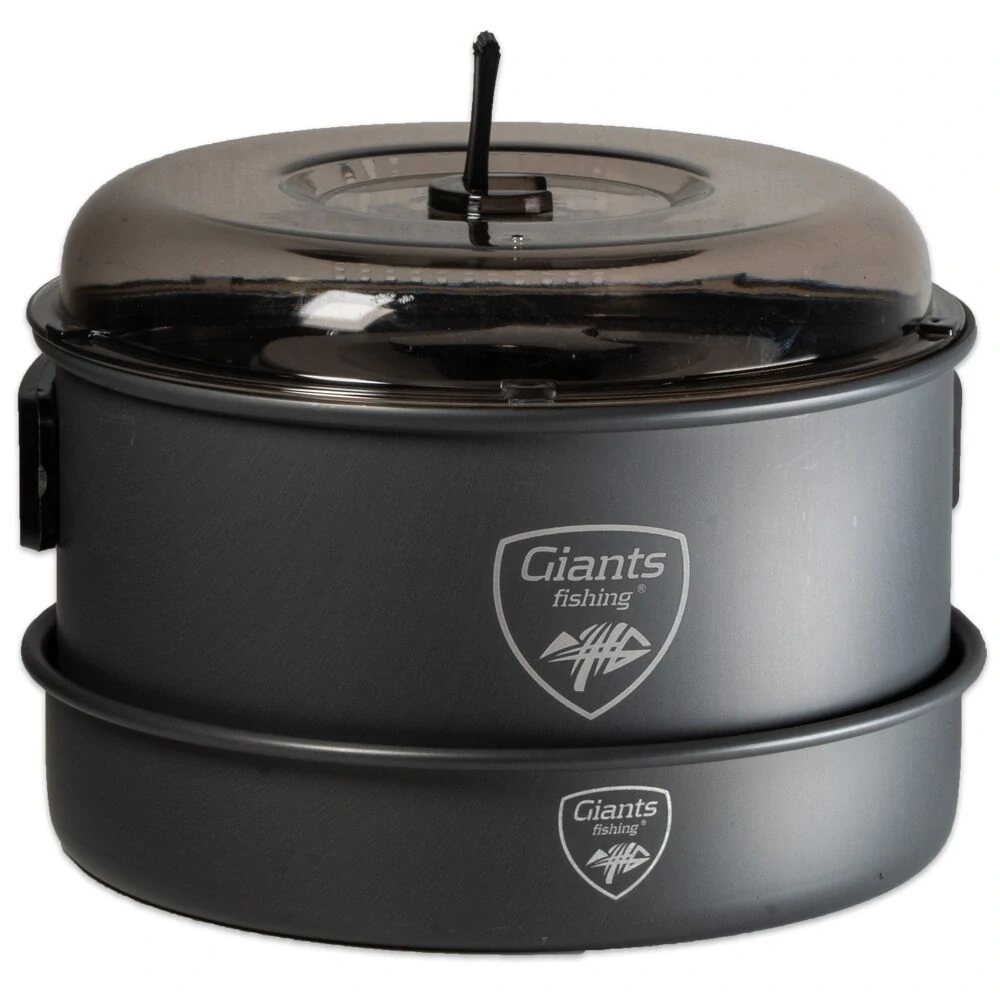Giants fishing Akční set Sada nádobí s konvičkou + Nerezový thermo hrnek 400ml