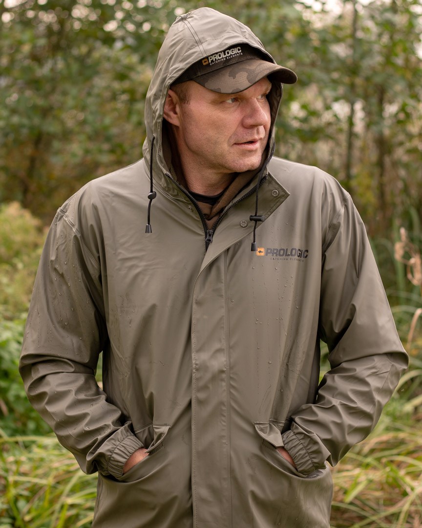 Prologic Bunda Rain Jacket Bark Green