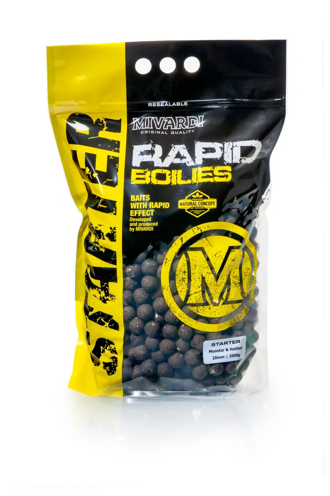 Mivardi Rapid Boilies Starter Monster & Halibut 24mm 3500g