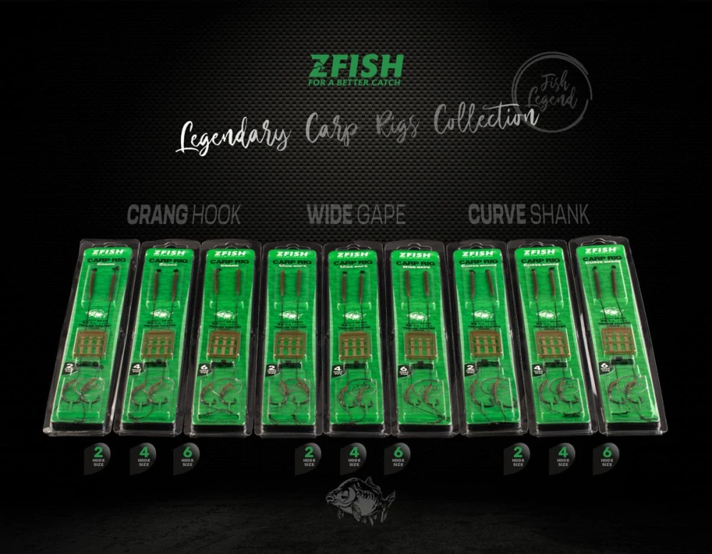 ZFISH Návazec Curve Shank Carp Rig