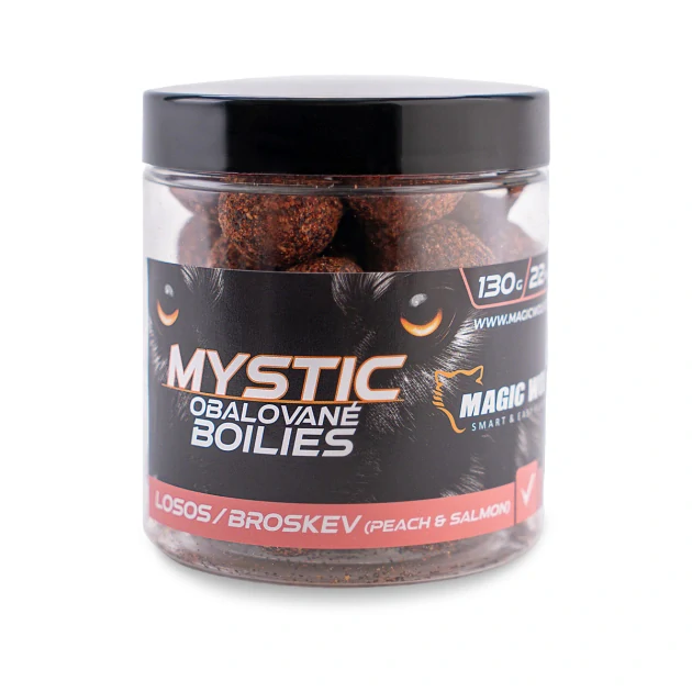 Magic Wolf Mystic Obalované Boilies 22mm 130g