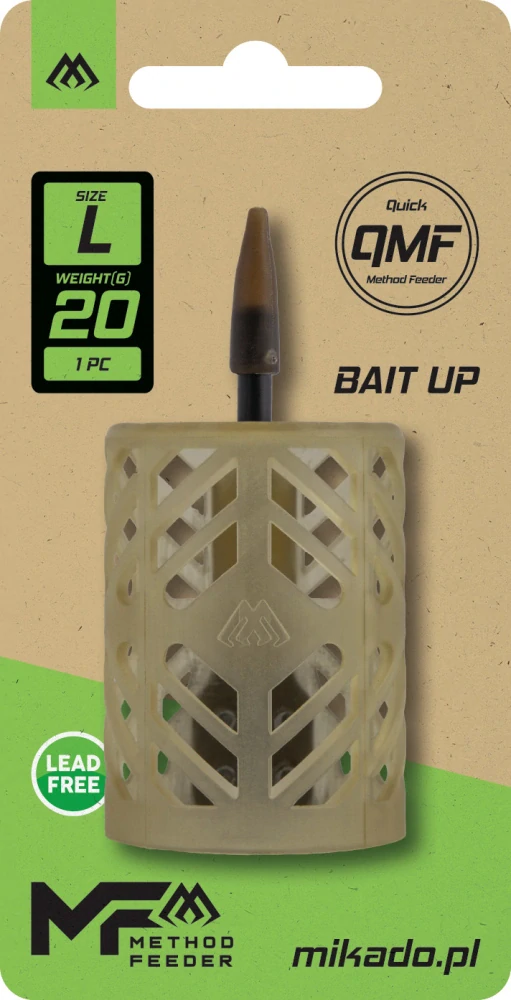 Mikado Krmítko Bait Up Feeder Q.M.F. L 20g