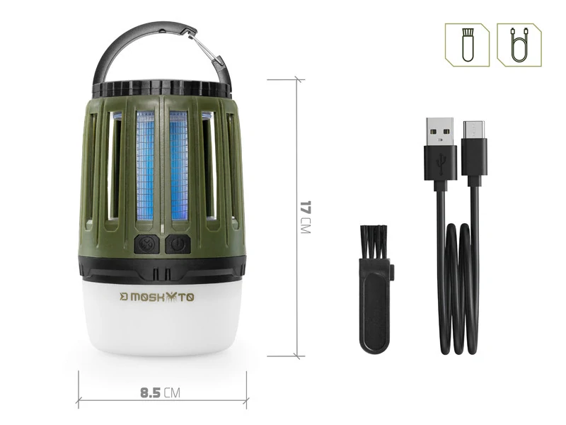 Delphin Kempová lampa MOSKYTO 3W 2600mAh