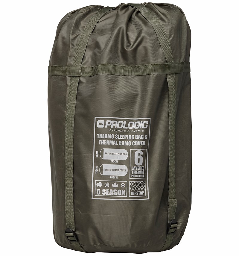 Prologic Spacák S Přehozem Element Comfort S Bag Thermal Camo Cover 5 Season