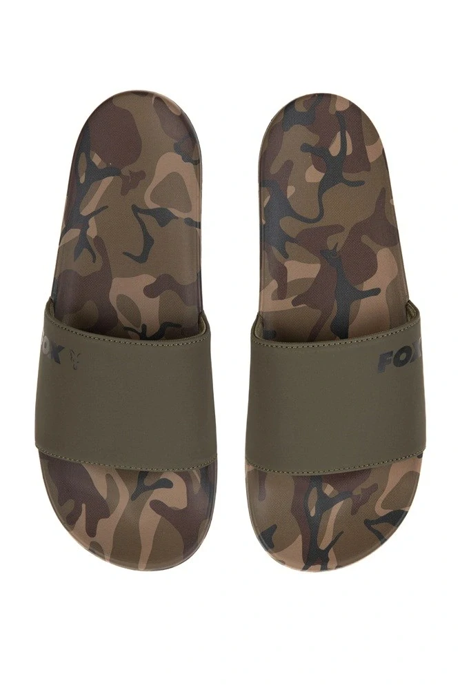 Fox Pantofle Khaki/Camo Sliders