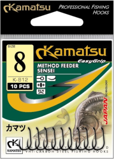 Kamatsu Háčky Method Feeder Sensei s očkem 10ks