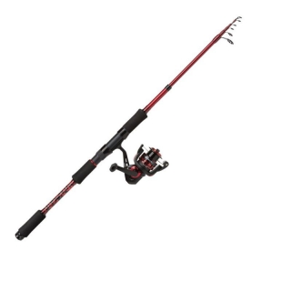 Přívlačový prut s navijákem Mitchell Tanager 2 Red Spin Tele 2,10m 5-21g