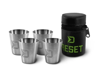 Delphin Set nerezových pohárků RESET 4v1