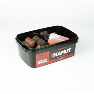 Mikbaits Mamut peletový mix 500g + 60ml lososový olej