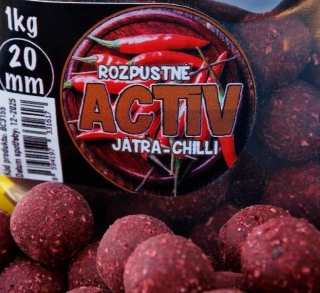 Black Carp Activ Boilies Játra-Chilli 20mm 1kg